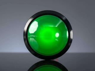Massive Arcade Buton cu LED - 100mm Verde