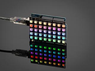 Matrice 4x8 LED-uri RGB - NeoPixel FeatherWing