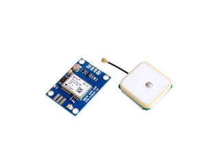 Modul GPS Ublox NEO-7M cu EEPROM pentru C AeroQuad, cu antena (cu baterie)