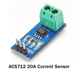 Modul senzor de curent ACS712 cu interval de 20A
