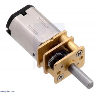 Motor electric micro metal 50:1 HPCB cu ax pentru encoder (Perii De Carbon)