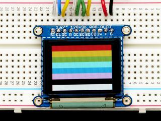 OLED Breakout Board - 16-bit Color 1.27   w microSD