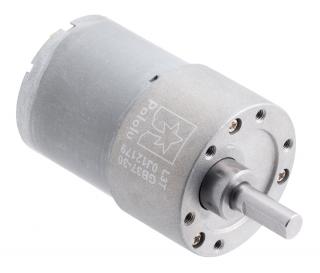 Pololu motor electric 30:1 37Dx52L 12V, pinion elicoidal