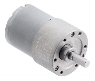 Pololu motor electric metalic, 19:1, 37Dx52L, 12V, pinion elicoidal