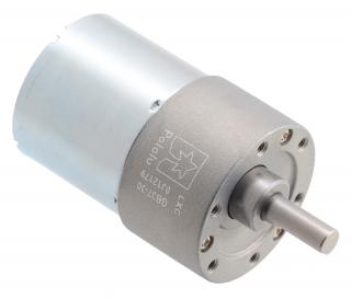 Pololu motor electric metalic 24V, 30:1, 37Dx52L, pinion elicoidal