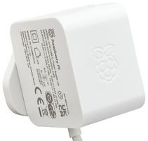 SBC, RPI 5-Accessories, 27W USB-C Power supply unit, White, US