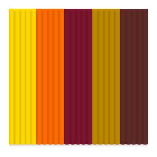 Set filamente PLA 3Doodler - multicolor MIX10 Fall Foliage