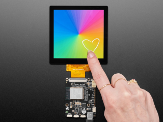 Square RGB TTL TFT Display - 4   480x480 - With Capacitive Touch - TL040WVS03CT