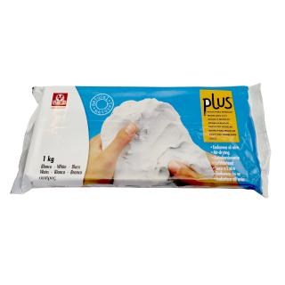 Argila de modelare naturala alba cu uscare la aer SIO-2 PLUS  , 1 kg