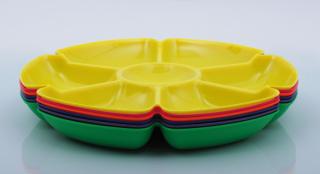 Boluri de sortare de forma de floare colorate
