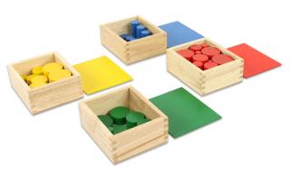 Cilindri colorati Montessori