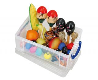 Cutie cu instrumente muzicale de tip shaker