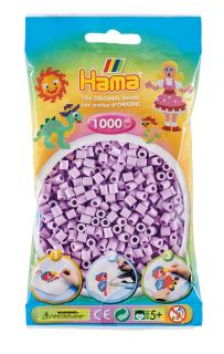 Margele de calcat HAMA MIDI Liliac Pastel 1000 buc in pungulita