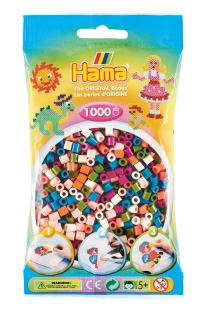 Margele de calcat HAMA MIDI Mix 6 culori de Toamna 1000 buc in pungulita