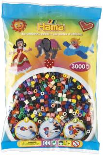 Margele de calcat HAMA MIDI mix de 22 culori