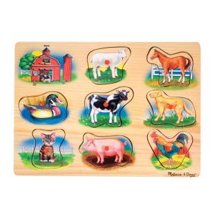 Puzzle cu sunete - animale de la ferma