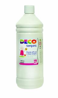 Tempera DECO 1000 ml alb