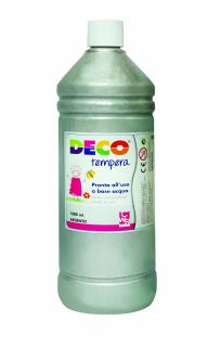 Tempera DECO 1000 ml argintiu