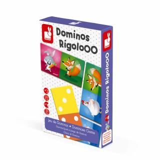 Joc de domino - Domino Rigolooo - 28 de piese, Janod J02737