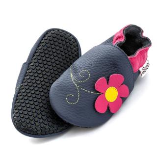 Pantofi cu talpa moale Liliputi cu crampoane antialunecare - Spring Flower