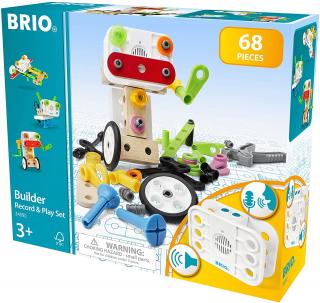 Set de construit din lemn - Record  Play, Brio 34592