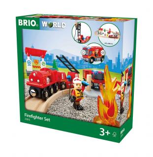 Set trenulet pompieri, Brio 33815