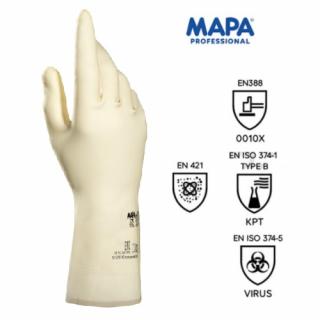 Manusi de protectie chimica Mapa VITAL 175 latex