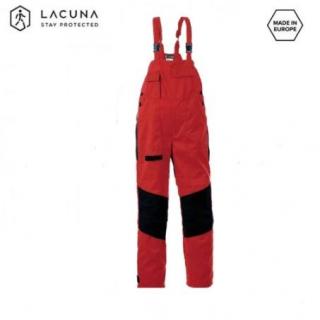 Pantaloni salopeta cu pieptar Lacuna SPEKTAR, 65% poliester, 35% bumbac, 245 gr  mp