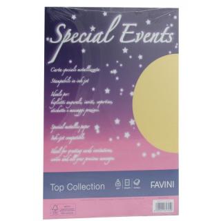 Carton metalizat A4 250g auriu + 1 creion mecanic