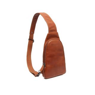 Geanta crossbody, din piele naturala, The Chesterfield Brand, Bowey, Maro coniac