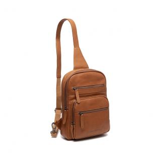 Geanta crossbody din piele naturala, The Chesterfield Brand, Peru Maro coniac