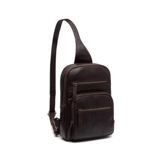 Geanta crossbody din piele naturala, The Chesterfield Brand, Peru Maro inchis