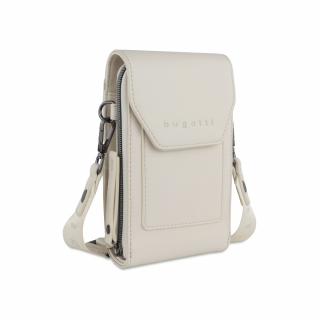 Geanta dama crossbody, bugatti, cu compartiment pentru telefon, seria Almata 496653, Bej