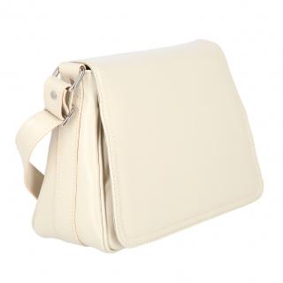 Geanta dama din piele naturala, model 127, de umar si crossbody, Bej