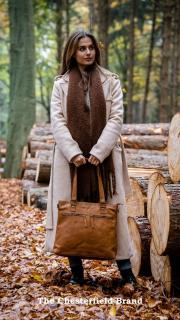 Geanta dama din piele naturala, The Chesterfield Brand, Rome, Maro coniac