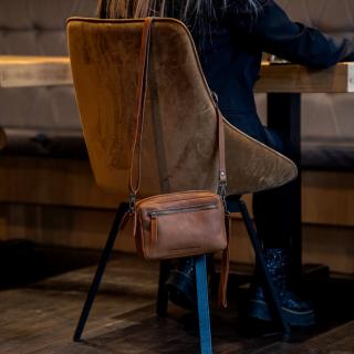 Geanta dama din piele naturala, The Chesterfield Brand, Samui, Maro coniac