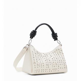 Geanta de dama crossbody, Desigual, seria Bloomer Mayari, Bej