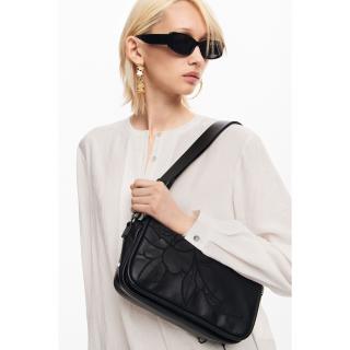 Geanta de dama crossbody, Desigual, seria Keller Gales long, Negru