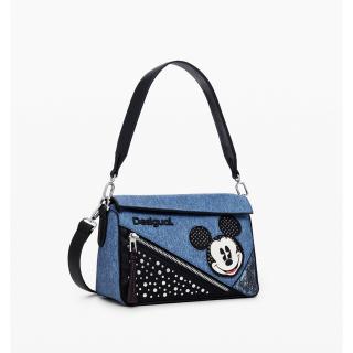 Geanta de dama crossbody, Desigual, seria Mickey Edge Phuket, Albastru