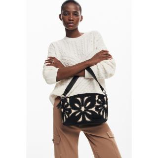 Geanta de dama, de mana si umar, Desigual, seria Sybilla Nas, Negru