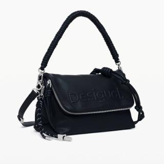 Geanta de dama, Desigual, seria Half Logo Venecia 3.0, Negru