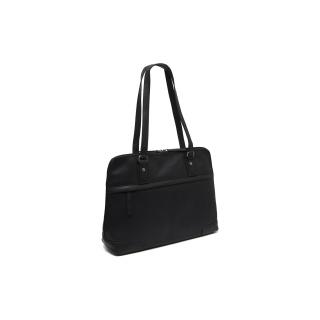 Geanta de dama din piele naturala, The Chesterfield Brand, Branson, Negru