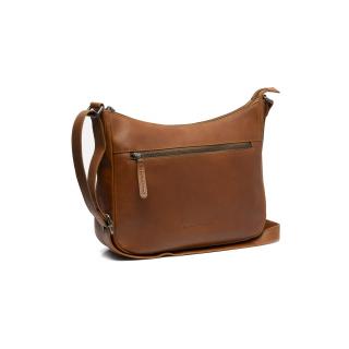 Geanta de dama din piele naturala, The Chesterfield Brand, Loraine, de umar, Maro coniac