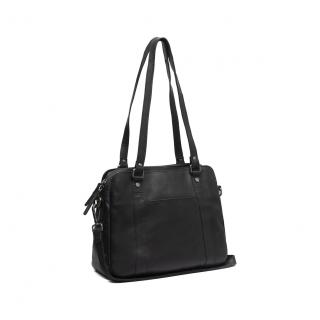Geanta de dama din piele naturala, The Chesterfield Brand, Porlezza, Negru