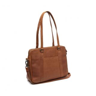 Geanta de dama din piele naturala, The Chesterfield Brand, Pretoria, Maro coniac