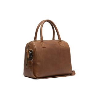 Geanta de dama piele naturala, The Chesterfield Brand, Langton, Maro coniac