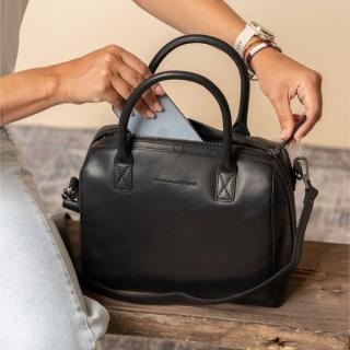 Geanta de dama piele naturala, The Chesterfield Brand, Langton, Negru