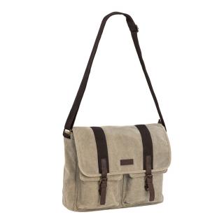 Geanta de laptop Daniel Ray, din material textil, seria McAllen, Khaki