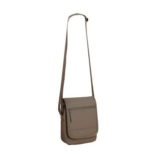 Geanta de umar, din material impermeabil, Daniel Ray, seria Groene Baai, Taupe