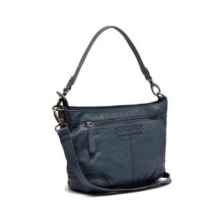 Geanta de umar piele naturala, The Chesterfield Brand, Lucy, Albastru